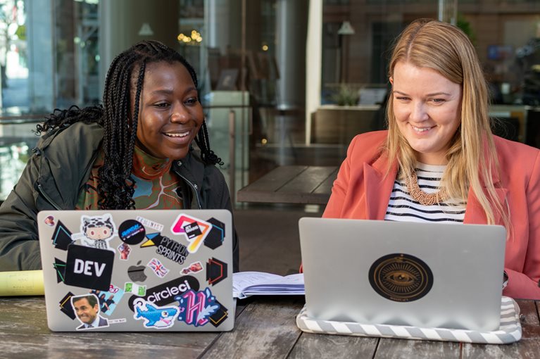 Yetunde Dada and Kat Shenton of QuantumBlack